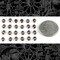 Faux Brown Resin Stone 4mm x 6mm Flat Back Cabochons - Set of Twenty-Four - CAB32